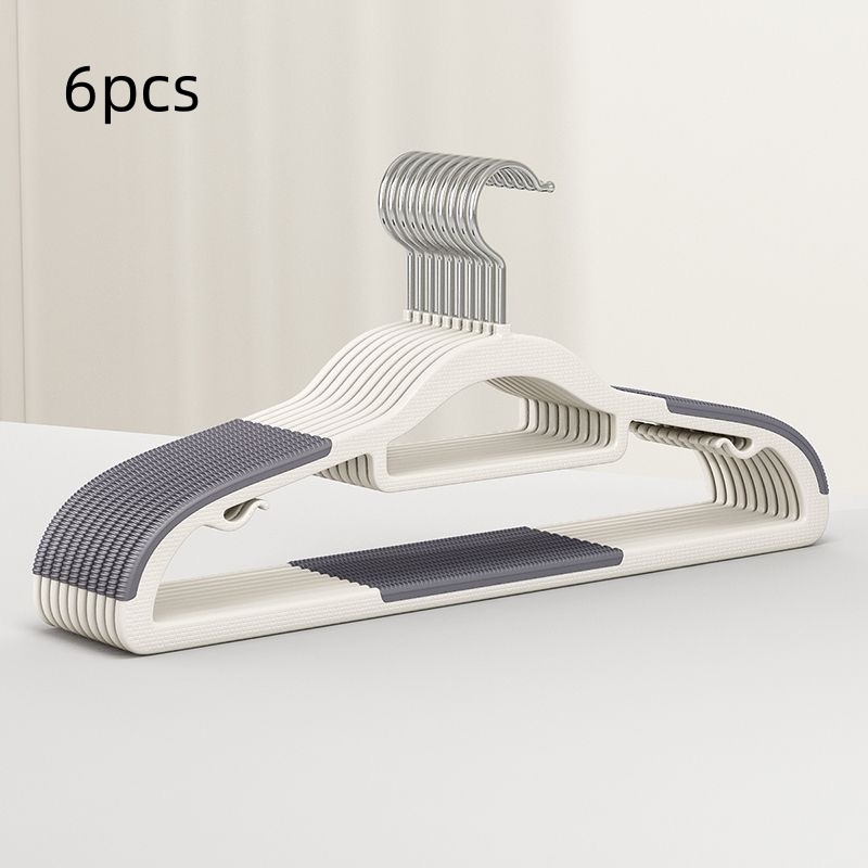 Plastic kleerhanger antislip volwassen thuisgebruik kledingkasthanger voor slaapkamer balkon drogen kledingrek: Licht Geel