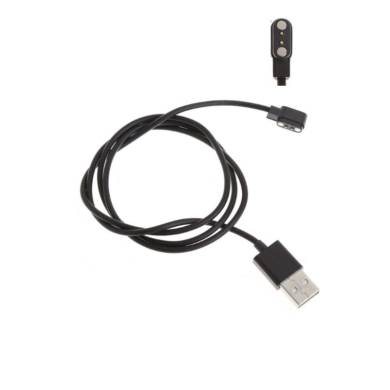 Kx4a 80cm usb-ladekabel für smartwatches mit magnetstecker und 2.84mm smart-armbändern