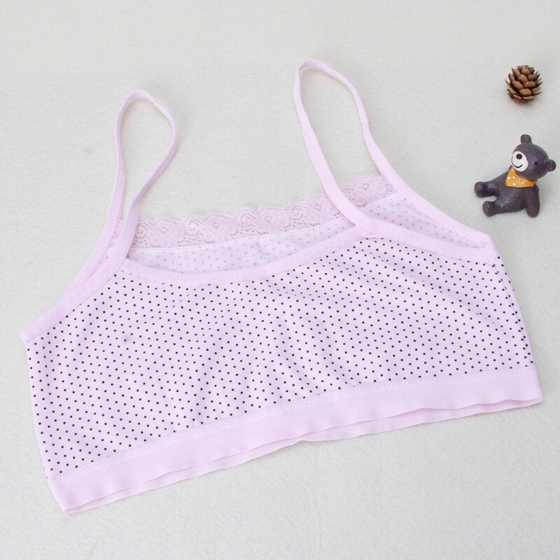 Jonge Meisjes Dunne Training Lace Beha Zachte Ademend Katoen Beha Tiener Ondergoed Kinderen Beha Voor Kids Teens Puberteit