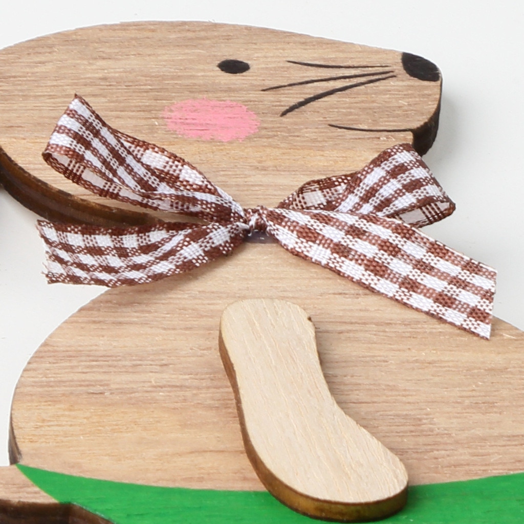 Pasen Konijn Houten Hanger Bunny Opknoping Ambachten Pasen Decoratie Thuis Diy Pasen Party Decor # J20