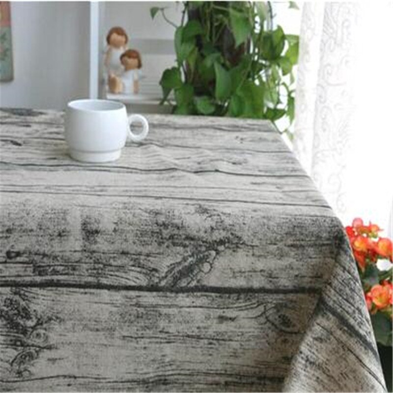 Wood Grain Printed Cotton Linen Fabric For Patchwork Handmade DIY Sewing Material For Tablecloth Pillowcover Photo Background
