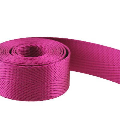 Streifen V bilden 5Meter 20mm Nylon Gurtband Bänder Hund Kragen Rucksack Tornister Gurt Gürtel Band Bindung DIY NäHenne zubehör: Rose rot