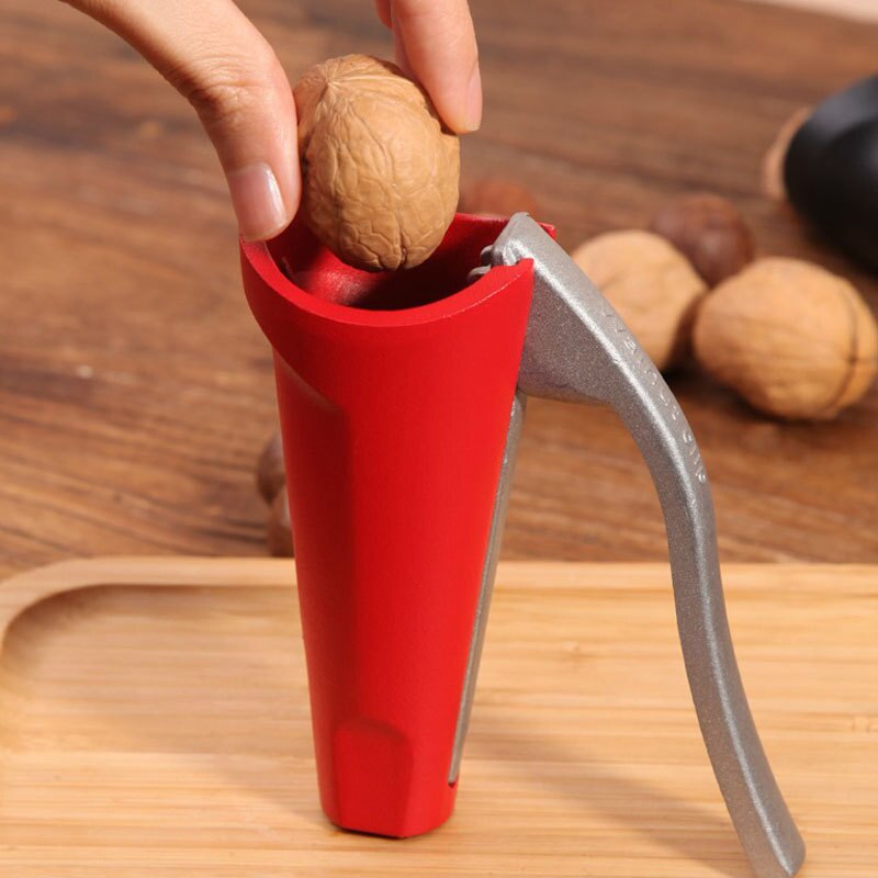 Notenkraker Walnoot Tangen Sheller Opener Trechter Shape Antislip Handvat Duurzaam