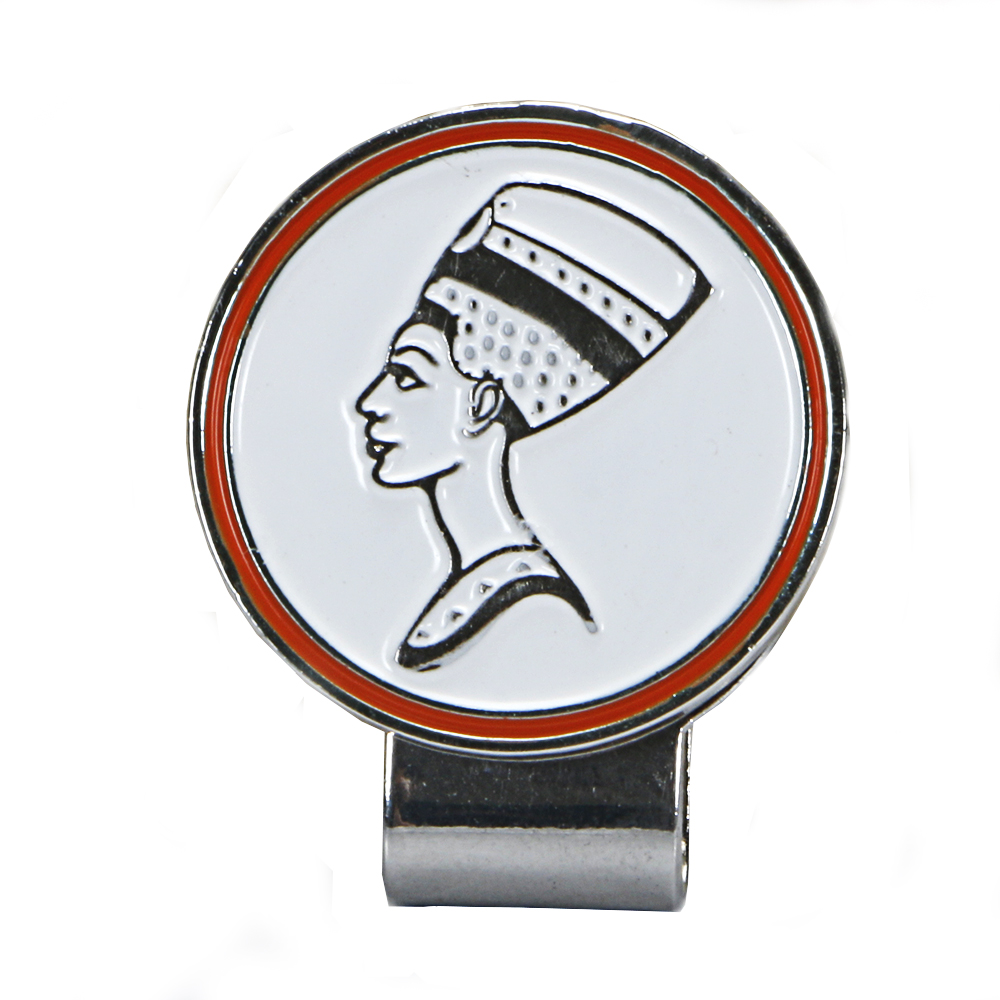 Golf ball marker with cap clip Alloy Training Aids Accessories: style 4