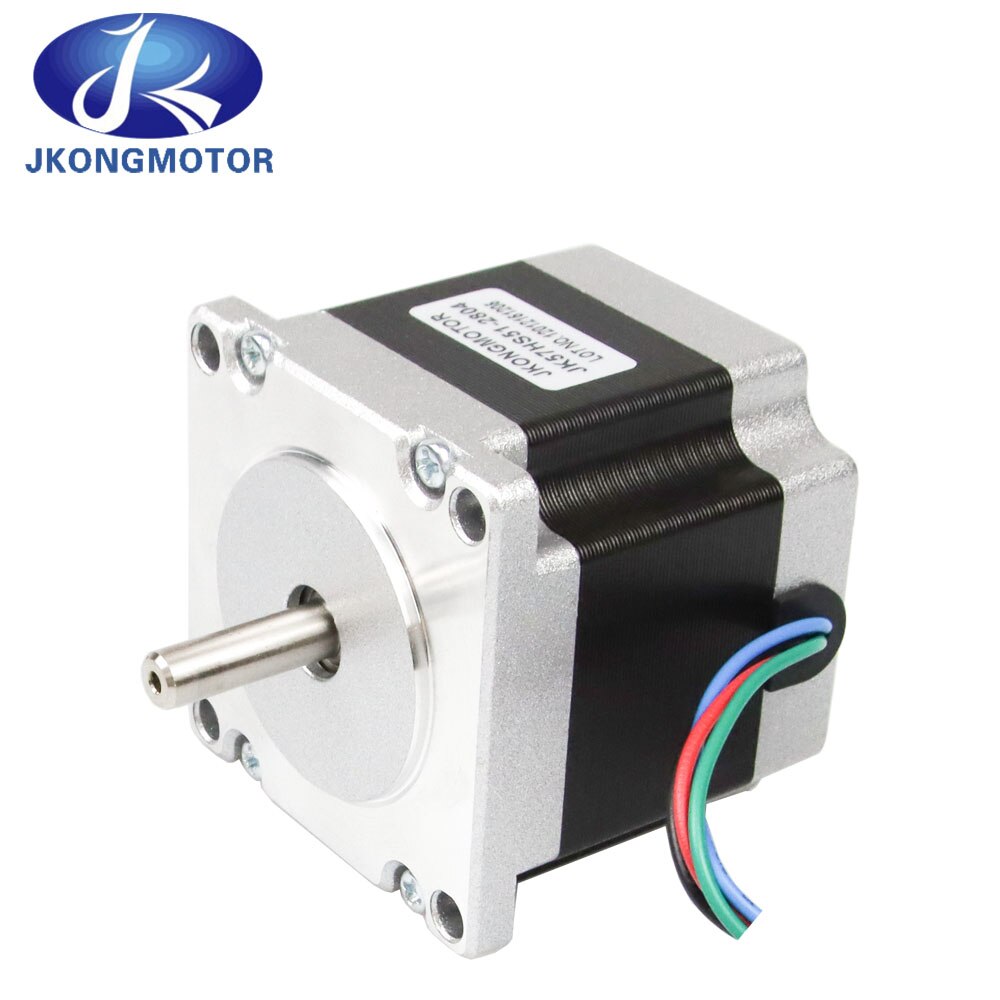 Moteur pas à pas Nema 23 57HS51 1.8deg 57x51mm 2.8A 1N.m D = 6.35mm pour imprimante 3D, gravure CNC, fraiseuse