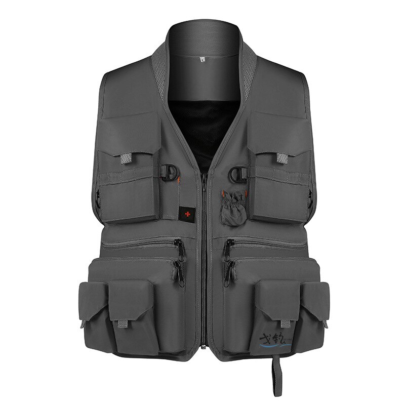 Men Multi-function Fishing Vest Scratchproof Soft ... – Vicedeal