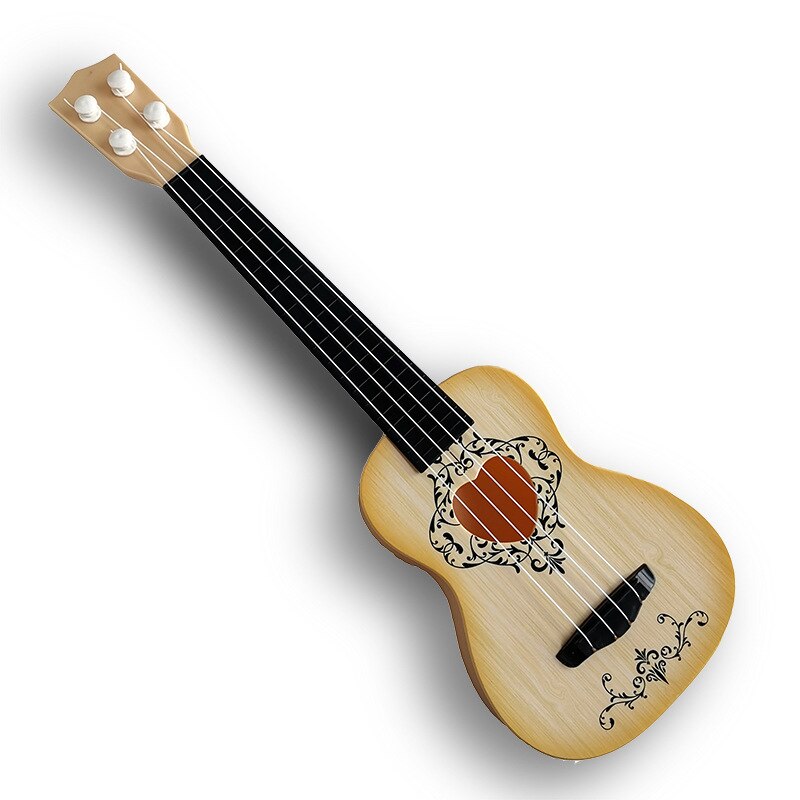 Ukulele – Instruments de musique à quatre cordes, d'anniversaire pour enfants, jouets en plastique, Mini guitare pour étudiant Uke pour débutants: D