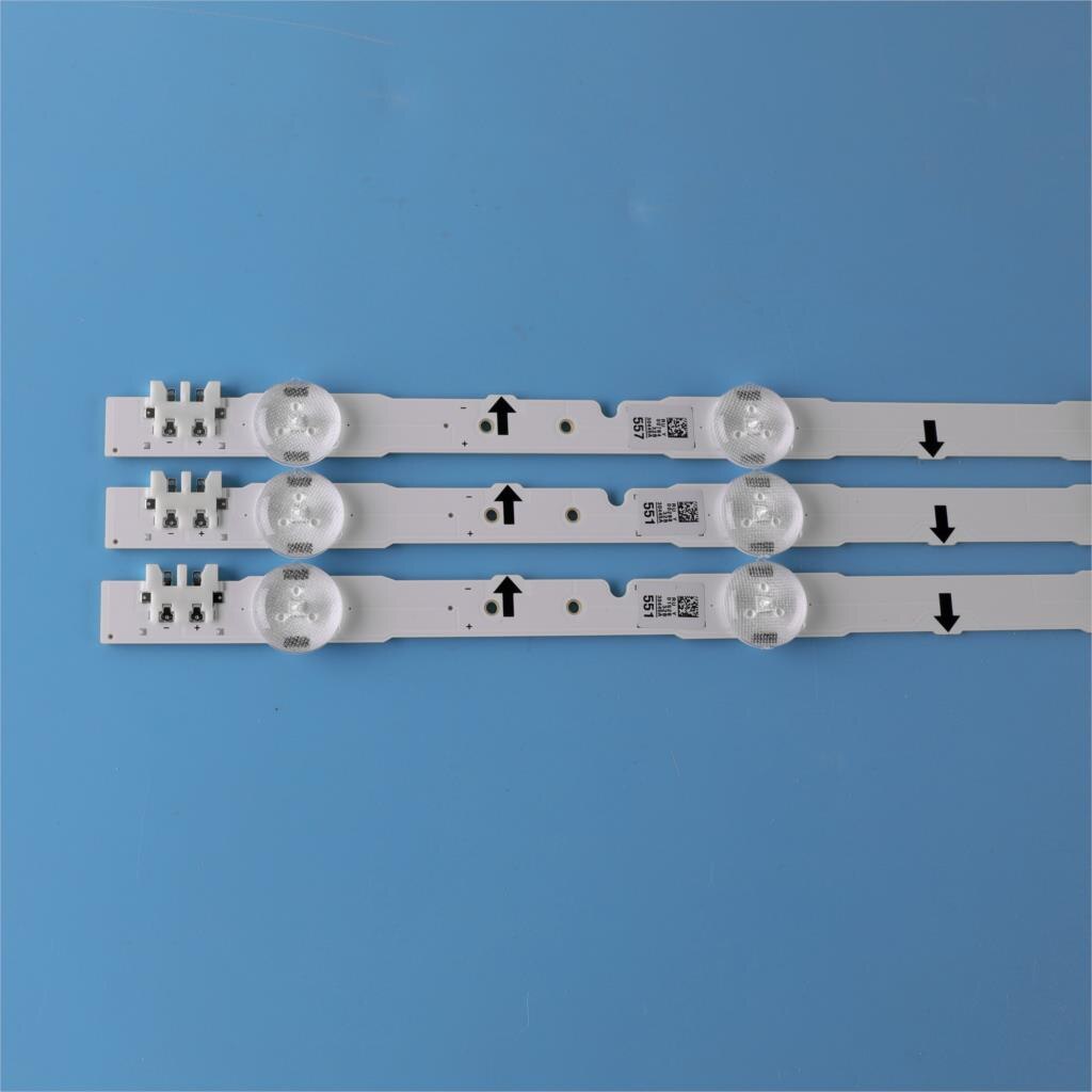 Kit)3pcs 7LEDs 650mm LED backlight strip for samsung 32Inch TV 2014SVS32HD D4GE-320DC0-R3 BN96-35208A 30448A 30446A 30445A