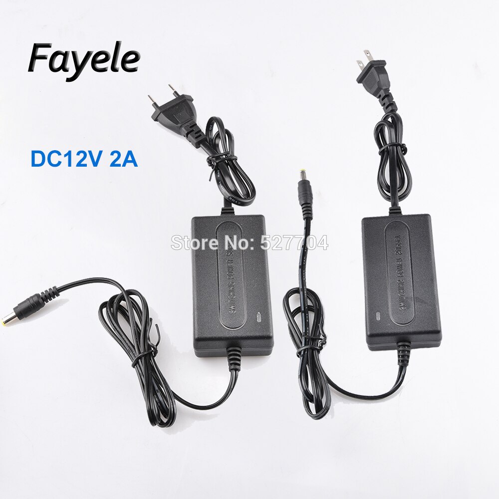 AC 100V-240V to DC12V 2A Power Supply Switch Adapter lighting transformer Converter Charger For LED Strip light CCTV Camera