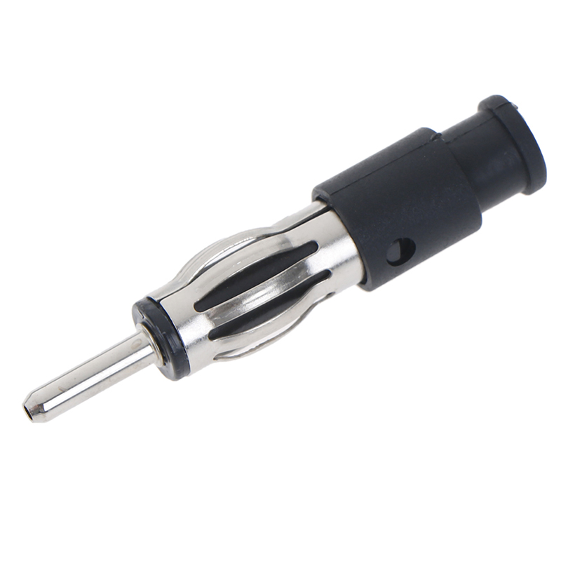 Adaptador de antena, 1 unidad, enchufe ISO a Din, adaptador de antena aérea de Radio, enchufe convertidor para vehículos, autoradio, reproducción de DVD: Morado