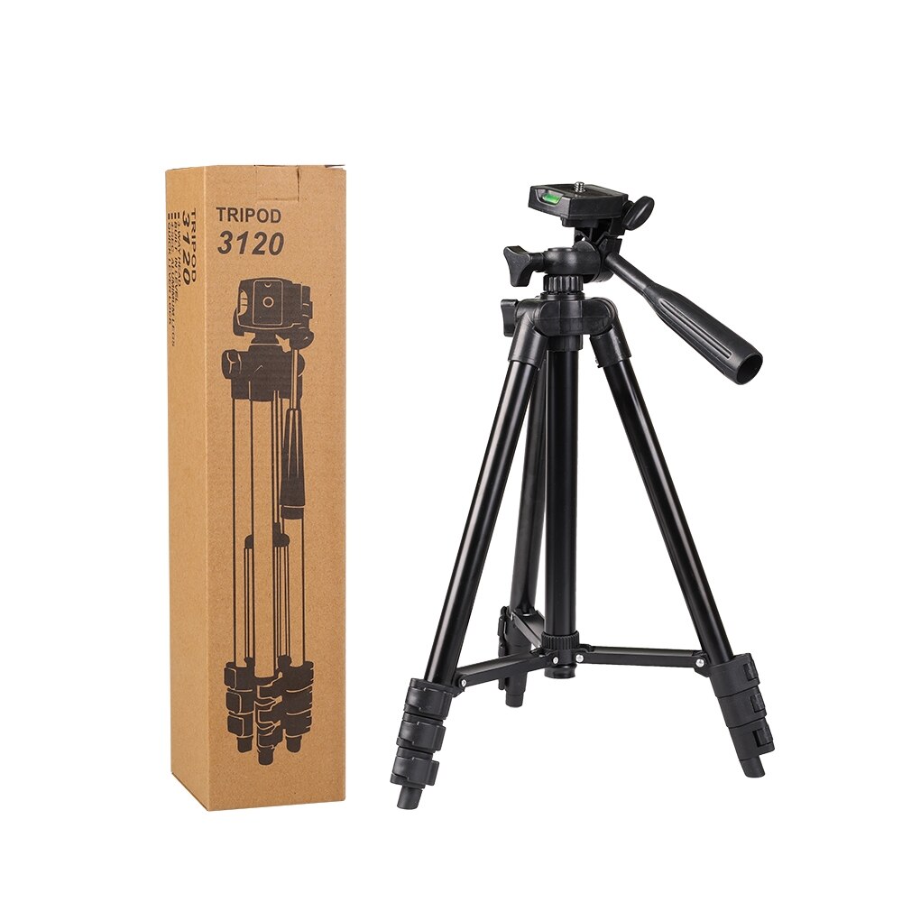 Tripod 3120 With 3-Way Head for Nikon D7100 D90 D3100 DSLR Sony NEX-5N A7S Canon 650D 70D 600D with Carry Bag