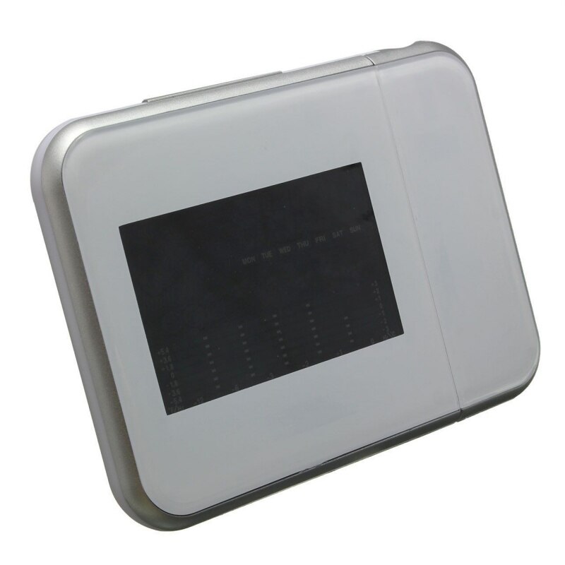 3.7 ''projecteur de Projection de temps LCD numérique LED réveil temps Temp blanc