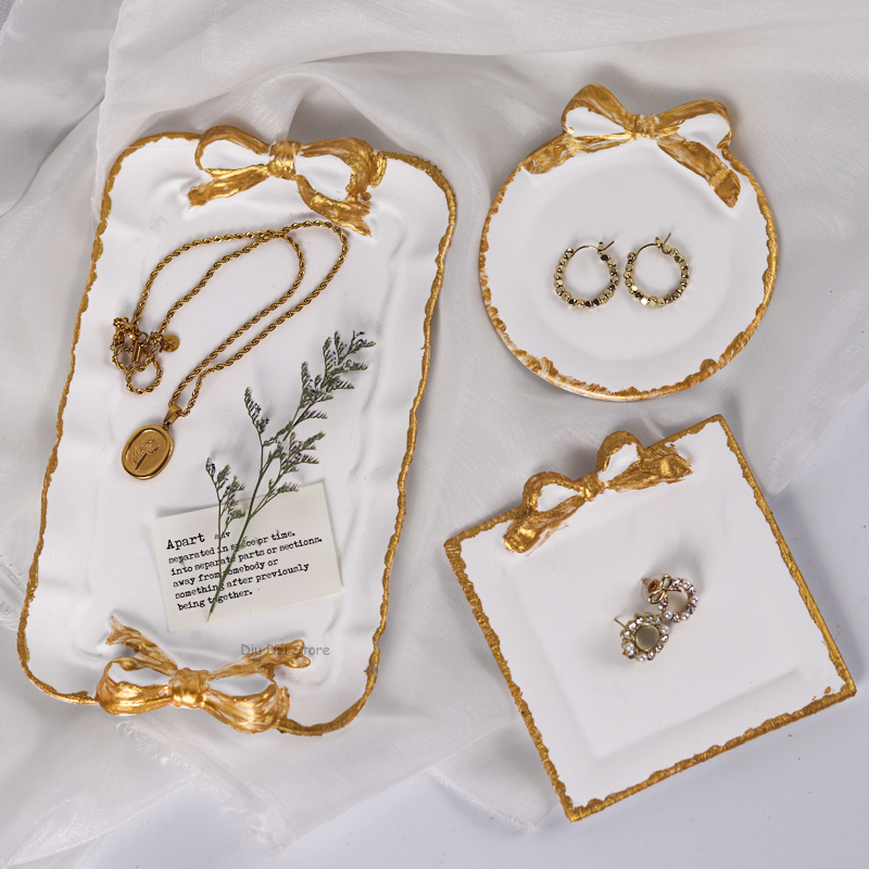 Bandeja de encaje de arco, molde de silicona, bricolaje, molde de fundición de yeso de cemento de hormigón, Cenicero, posavasos, fabricación de yeso de cristal, artesanía de decoración del hogar