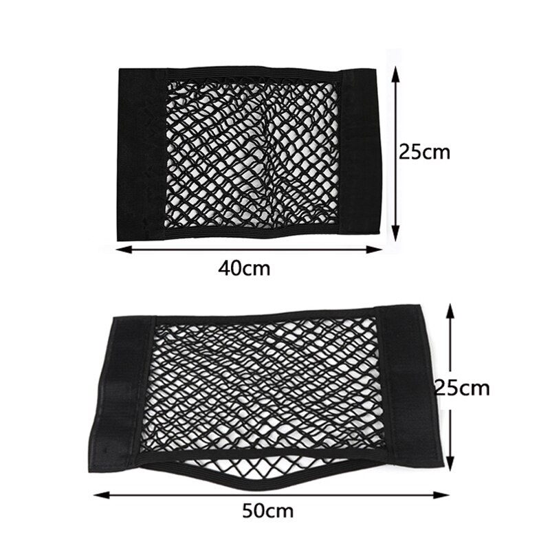 Yccpauto 1 stk bil bagasjerom organisator oppbevaringsveske lastebil seterygg nettveske elastisk netting bagasjelomme automatisk oppbevaring ryddenett
