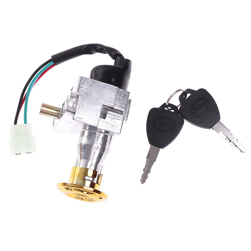 Hoge Prestaties Universele Batterij Mini Slot Met 2 Sleutels Voor Motorfiets Elektrische Fiets Scooter E-Bike Elektrische Lock