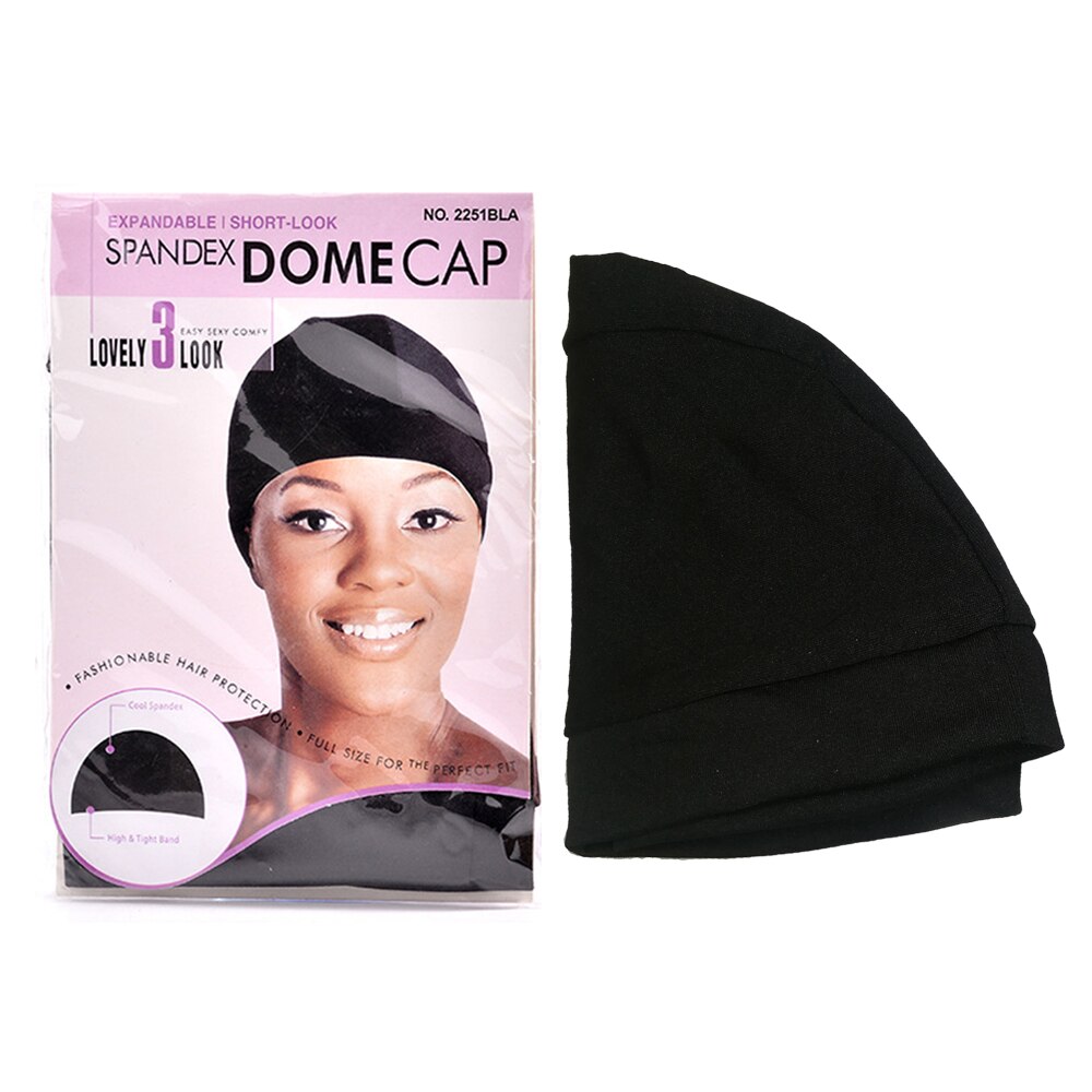 12 stk/parti dome cap elastisk strømpe hårnett parykker liner caps veve cap usynlig hår nett nylon stretch parykk nett cap svart farge