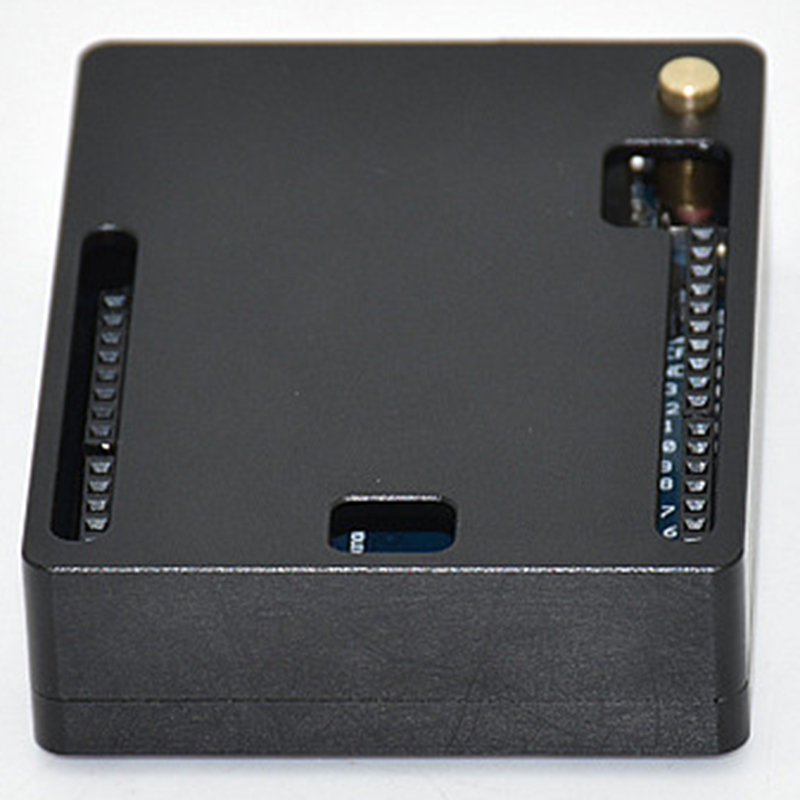 Ultra-Thin CNC Aluminum Case for UNO R3 - Portable Protective Box with GPIO Cable Support