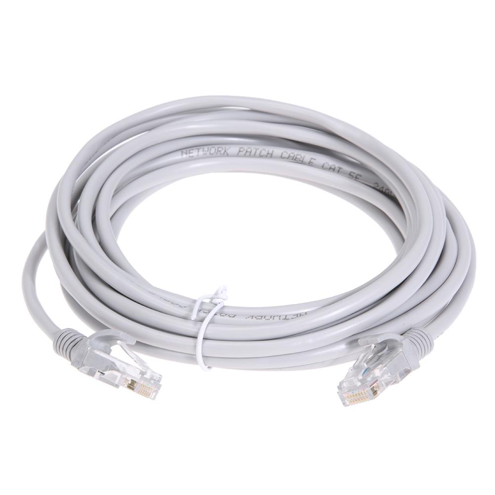 1/2/3/5M Ethernet Cable High Speed RJ45 Internet Cable LAN Network Wire Internet Lead Cord Router Computer Cable: 5m