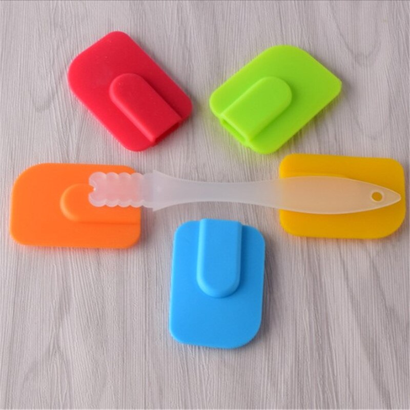1PCS Silicone Cake Scraper Multi purpose Scraper Spatula Utensil Cooking Baking High Temperature Resistance Brushes Kitchen