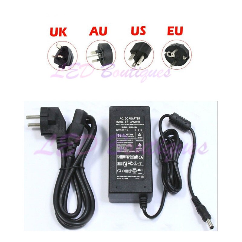 5v 12v 24v led strømforsyning, forsyningstransformere 2a 3a 5a 7a 8a 10a til 5v 12v 24v led strip lys