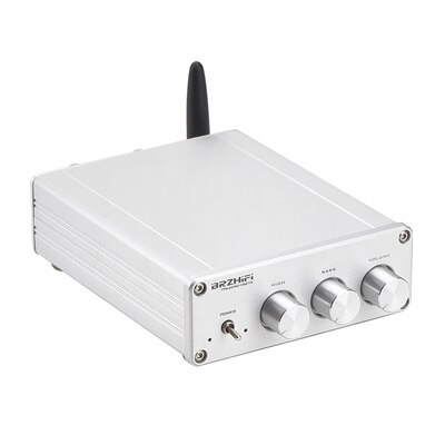 BRZHIFI High Fidelity TPA3250 Fever Amplifier 260W High and Bass Adjustment 8675 Bluetooth 5.0aptx-hd: Without power supply