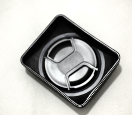 vierkante 72mm zonnekap met lensdop voor DV Camcorders universele big size rubber lens hoods