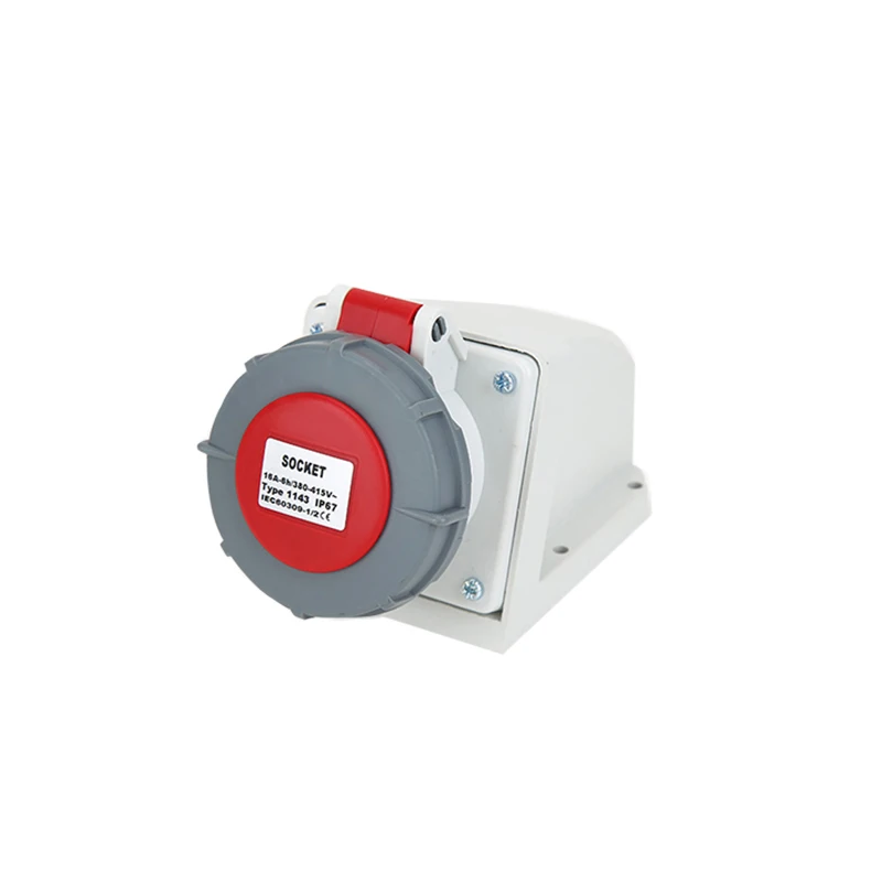 Industrial Plug and Socket 3P/4P/5Pin Electrical Connector 16A 32A IP67waterproof Wall Mounted Socket MALE FEMALE 220V 380V