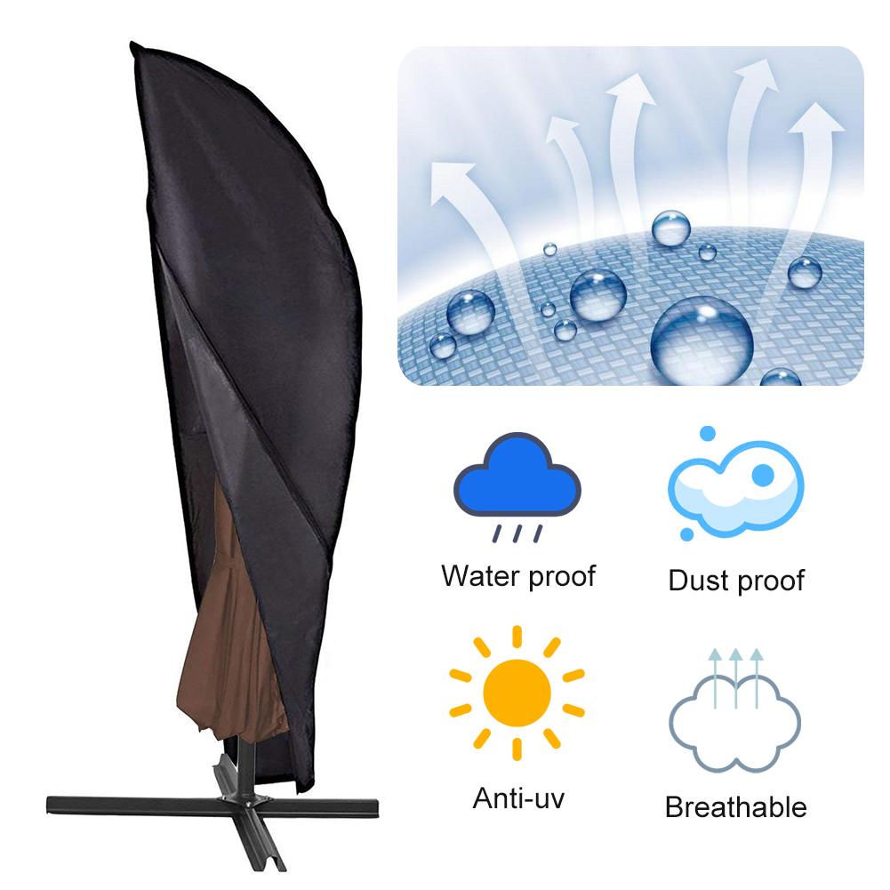 420D 280x32 Cm Regenhoes Outdoor Paraplu Cover Waterdichte Regenhoes Met Rits