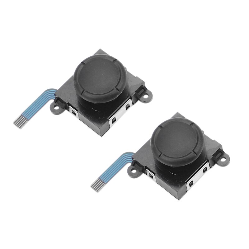 2 Pcs 3D Analog Thumb Joystick Sticks Sensor Joystick Replacement Repair Parts, for Nintendo Switch NS Joy-Con Controller