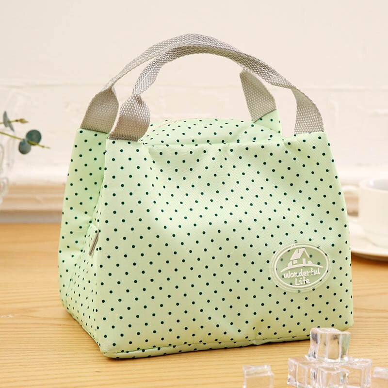 Geïsoleerde Lunch Tassen voor Vrouwen Kids Multi-functionele Lunchbox Picknick Voedsel Opslag Thermische Zak: 04 lunch bag