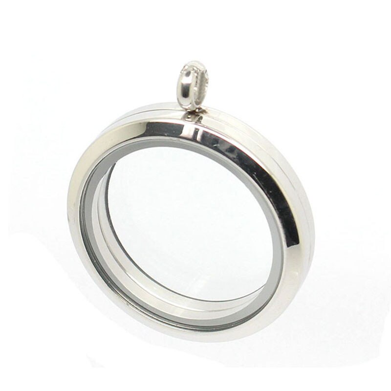 Top 20mm 25mm 30mm Waterproof Screw 316L Stainless Steel Floating Locket Pendant