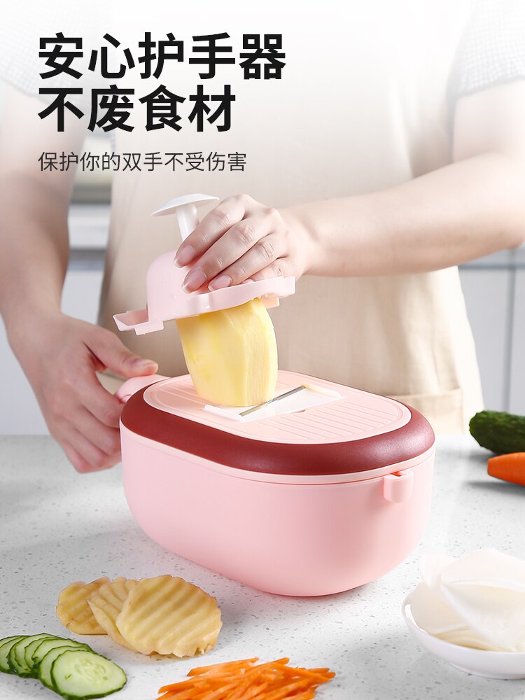 Food Plastic Manual Slicers Grater Carrot Vegetable Multifunctional Onion Manual Slicers Cooking Ferramentas Home Gadgets DG50MS