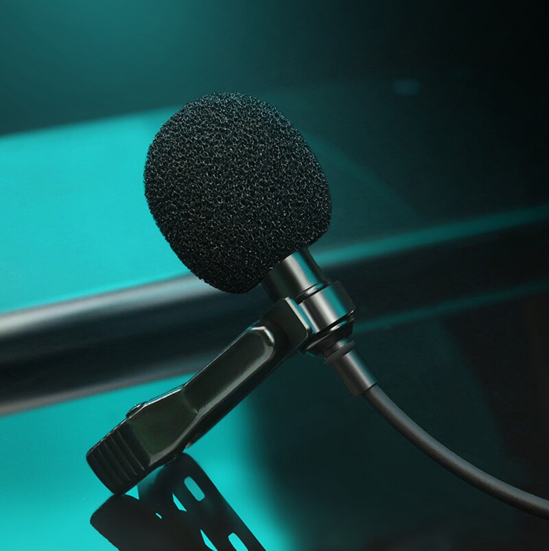 3M 1.5M Mini Portable Microphone Condenser Clip-on Lapel Lavalier Mic Wired Mikrofo/Microfon for Phone for Laptop Camera DV