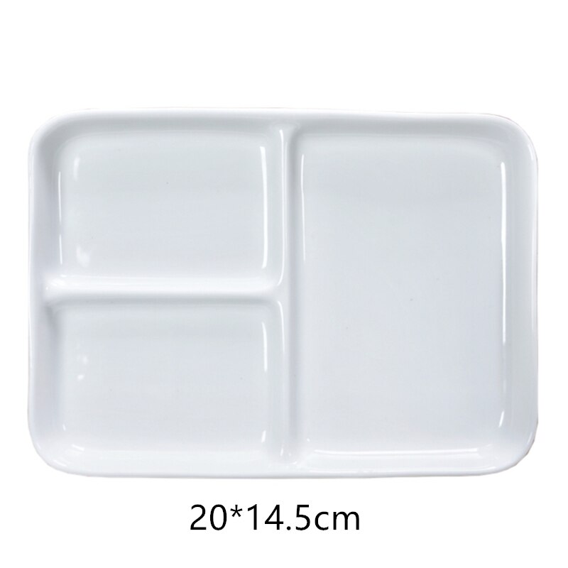Ceramic palette Watercolor Painting Dish White Porcelain Color Palette Art Supplies Office profession painting Ceramic supplies: 20 x 14.5 x 2cm