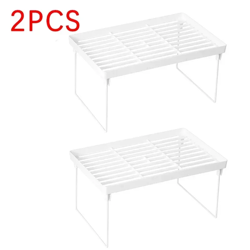 1/2 stücke Klapp Regal Lagerung Rack Küche Badezimmer Klapp Schrank Lagerung Rack Küche Neuheit Zubehör Artikel Organizer: Gold