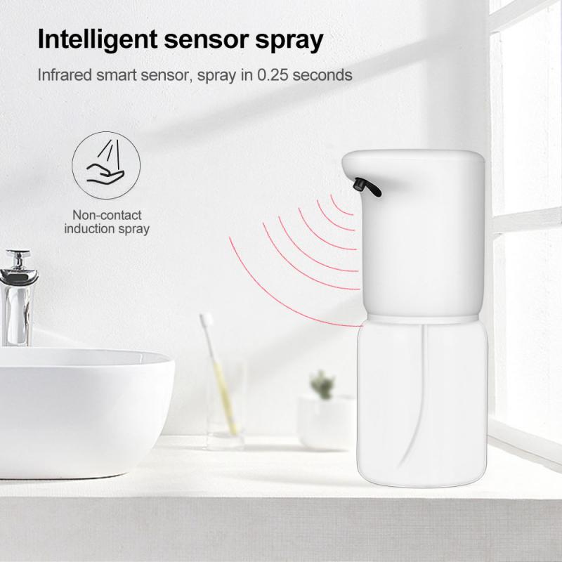 Automatisk sæbedispenser berøringsfri håndvasker sæbedispenser pumpe badeværelsesdispenser smart sensor flydende sæbedispenser
