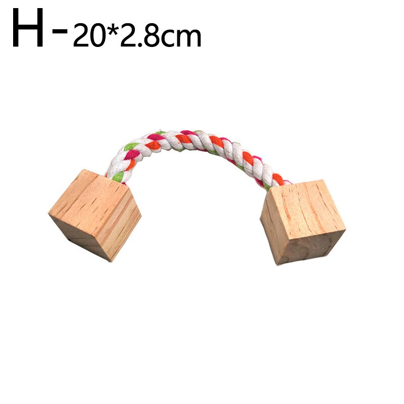 Petit Hamster en bois molaire jouets à mâcher Animal écureuil néerlandais cochon sport exercice soins dents jouets créatifs fournitures pour animaux de compagnie: H