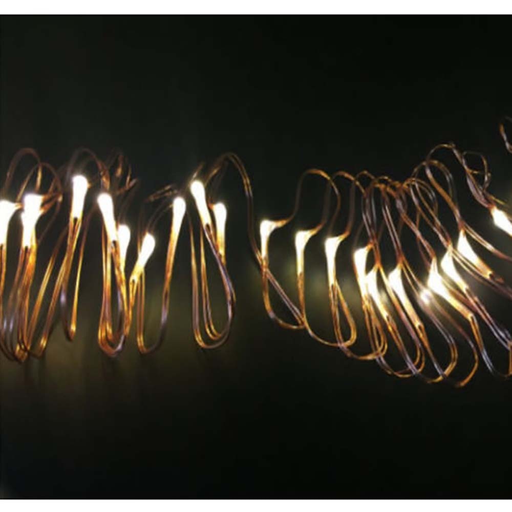 Led Strings light 2M 20LED String battery Lights LED Transparent Copper Wire for Party Christmas Wedding Decoration