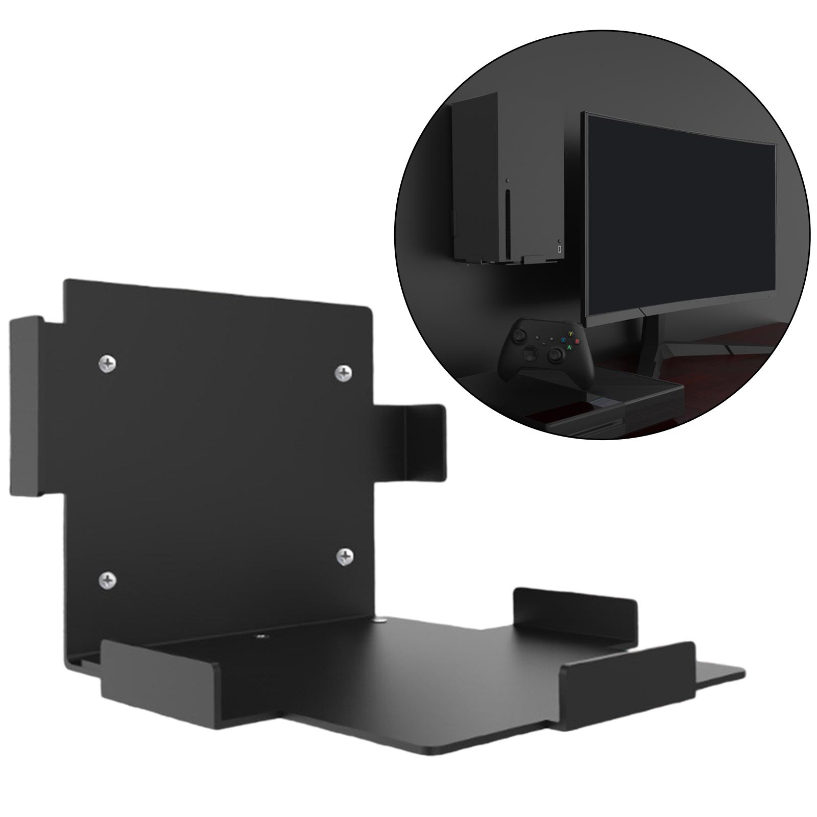 Wall Mount Stand for Series X Console Shelf Bracket Mount Behind TV