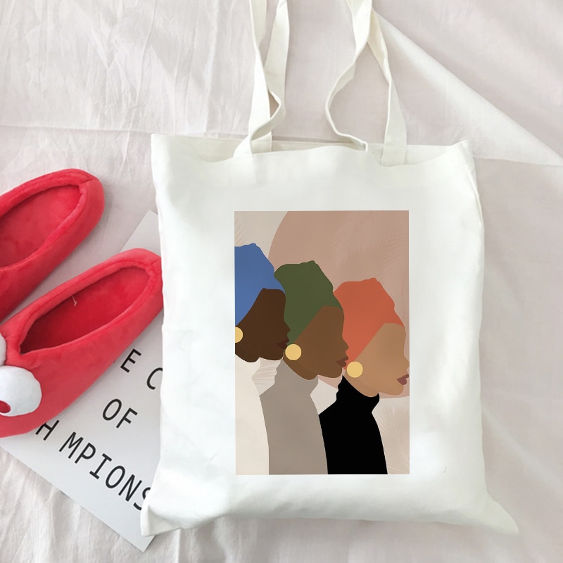 Korea vintage kunst afslappet sjovt trykt harajuku stor kapacitet kvindelige ins abstrakt lærred smarte lynlås skuldertasker