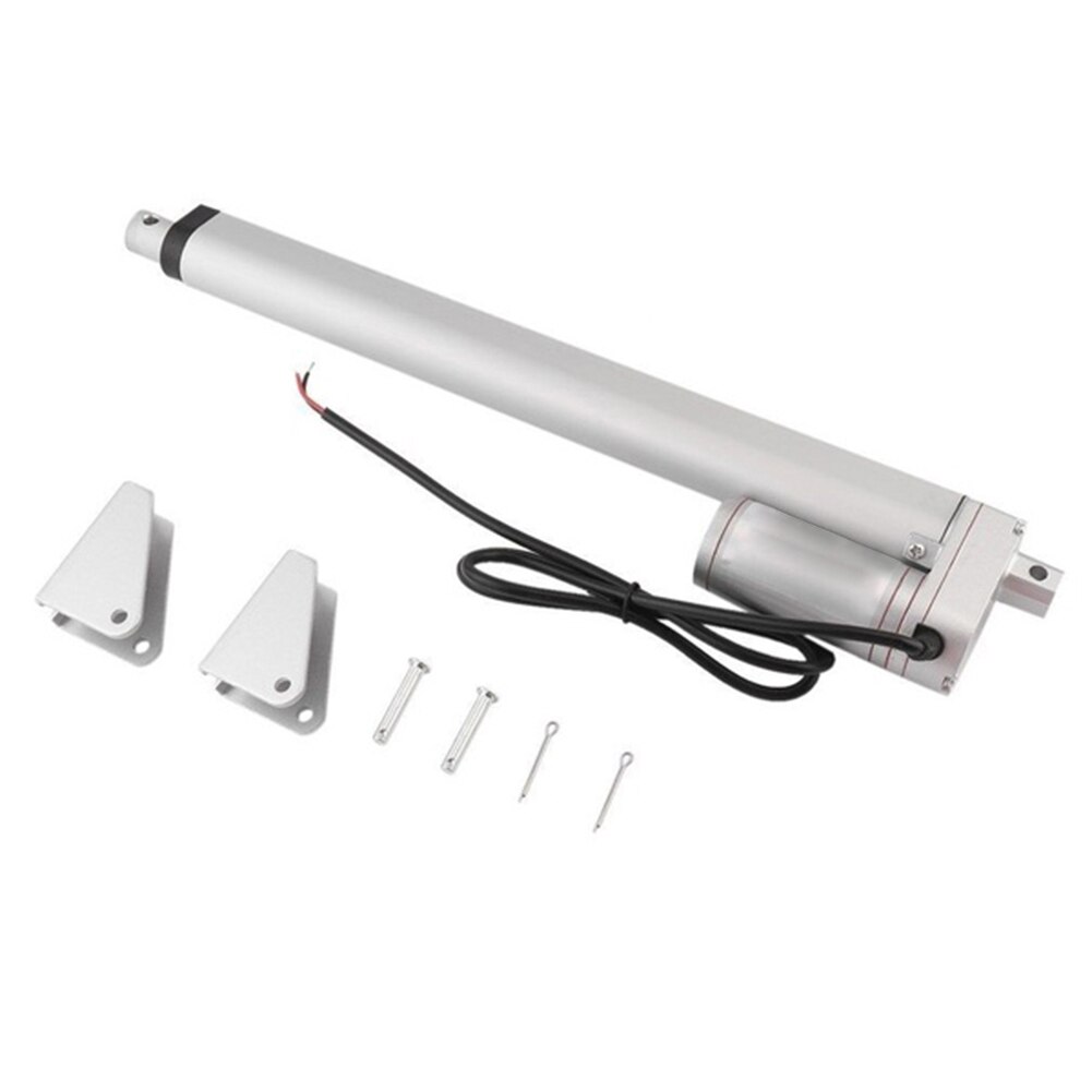 12V Small DC Electric Push Rod White Material Aluminum Alloy Linear Actuator Motor set of tools