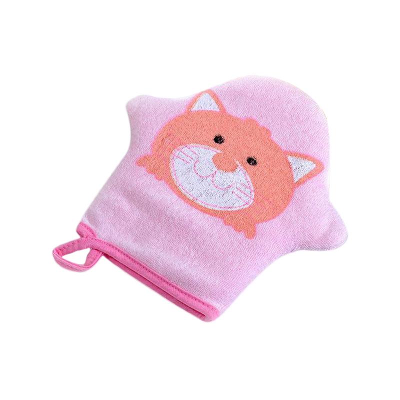 Brosse bain douche en coton Super doux | 3 couleurs, brosse bain douche, modelage d'animaux, éponge à frotter, boule de serviette pour bébés enfants
