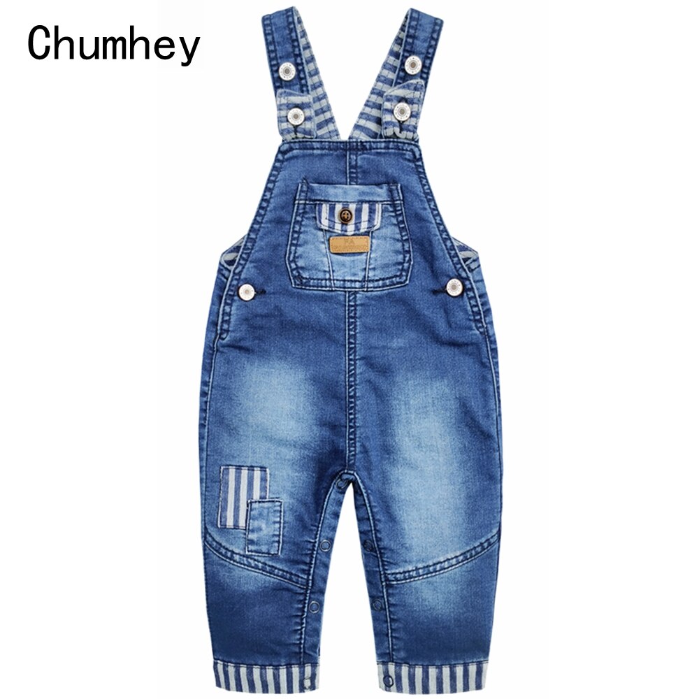 Chumhey 0-3T Baby Meisjes Overalls Borduurwerk Zachte Katoenen Denim Peuter Bib Jarretel Jeans Broek Kinderkleding Bebe kleding