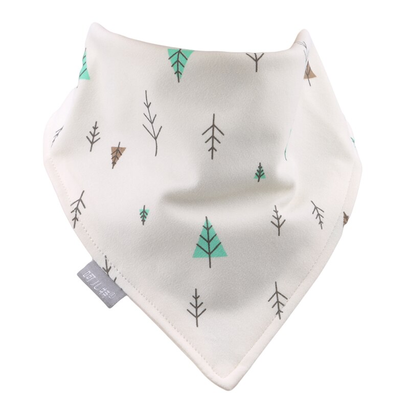 Venda quente confortável babadores de bebê bonito dos desenhos animados saliva toalha crianças alimentação botão duplo bib acessório macio meninos meninas cachecol