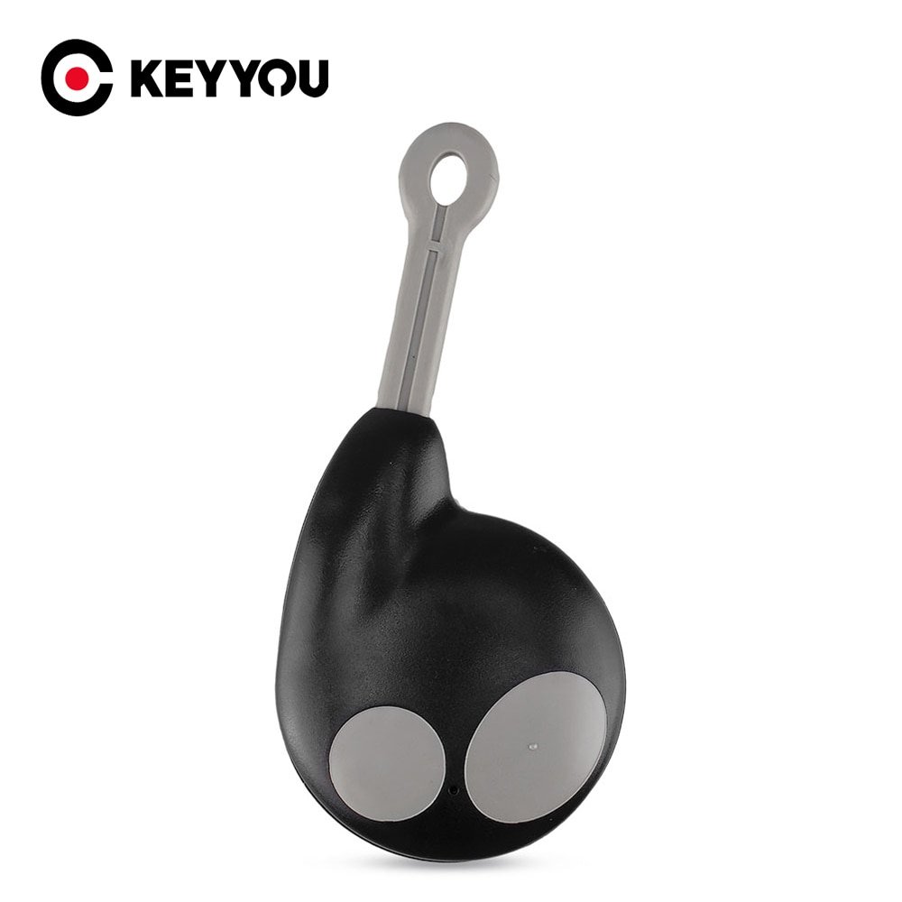 Keyyou Vervanging Remote Smart Key Shell Fob Case 2 Knop Keyless Entry Voor Toyota Voor Cobra Alarm 7777 1046 3196 geen Batterij