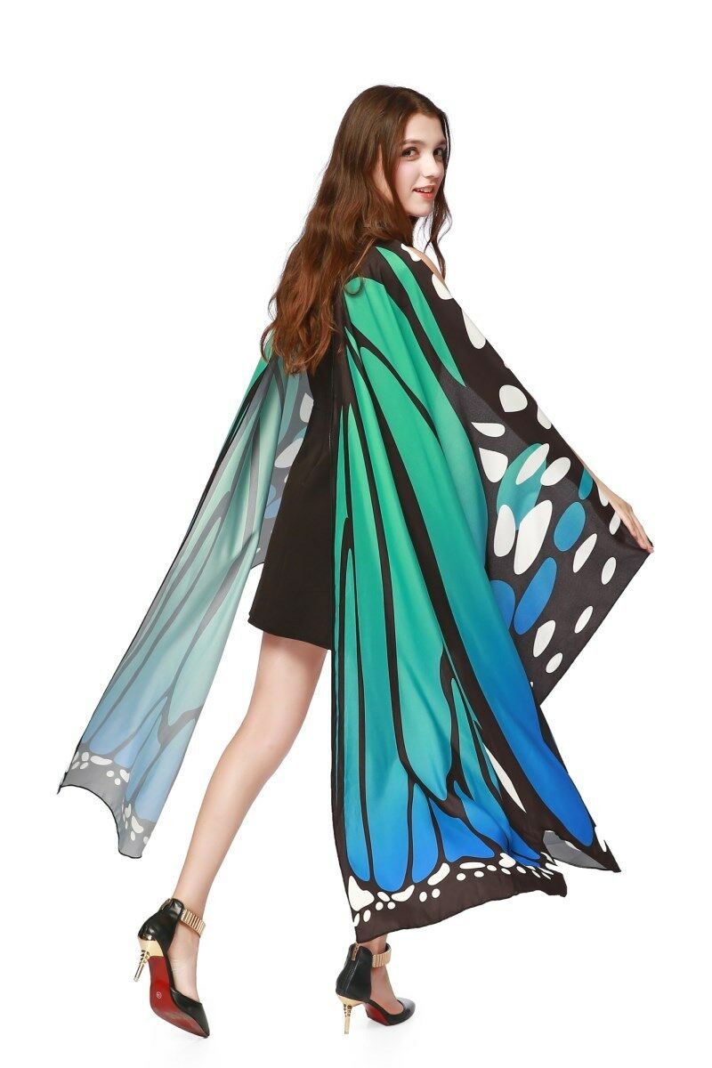Big Butterfly Wings Dress Up Fabric Costume Pretend Play Cosplay Plus size