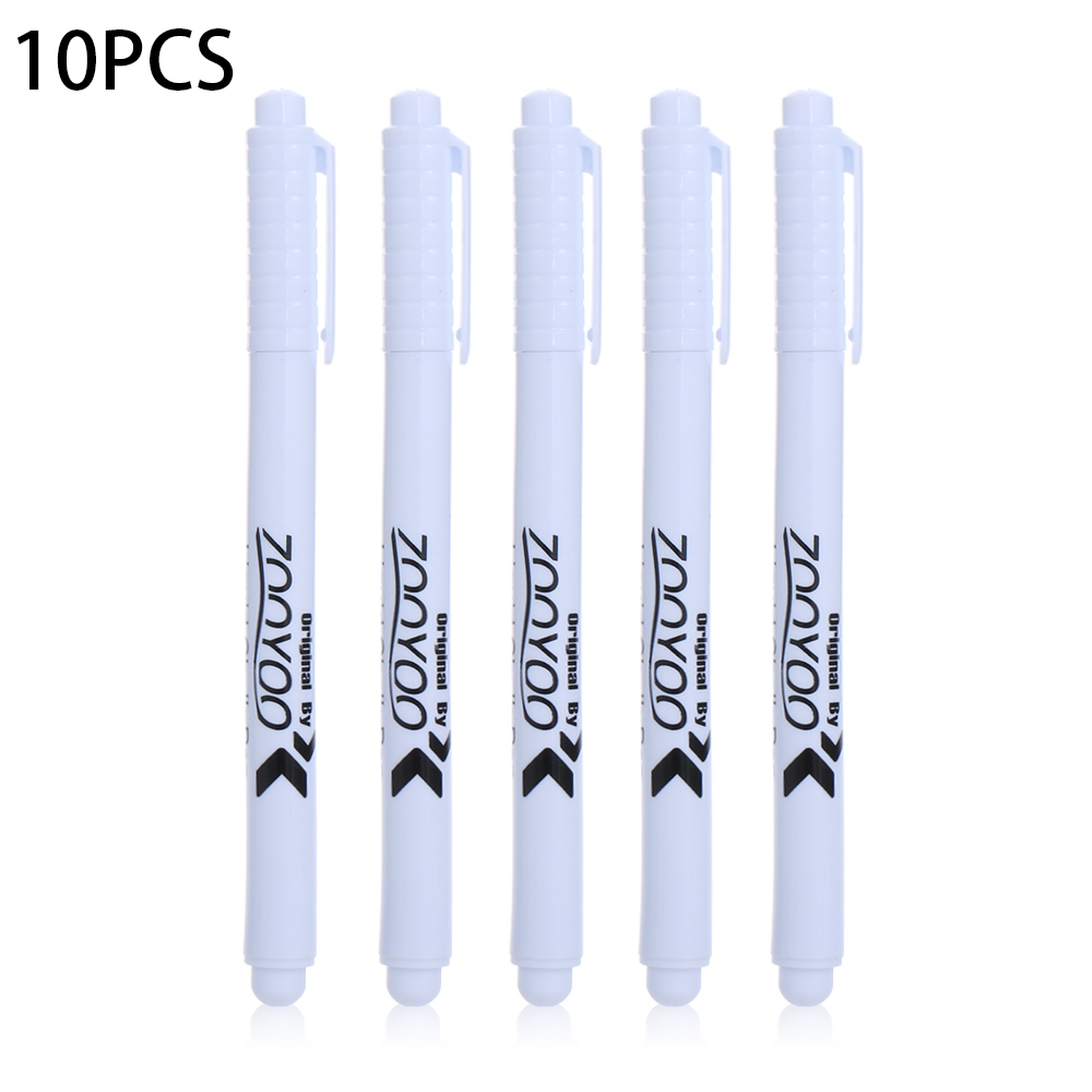 1/5/10 pcs White Liquid Chalk Pen Marker Glass Windows Chalkboard Blackboard Writing Drawing Liquid Ink Pen Erasable: 10pcs