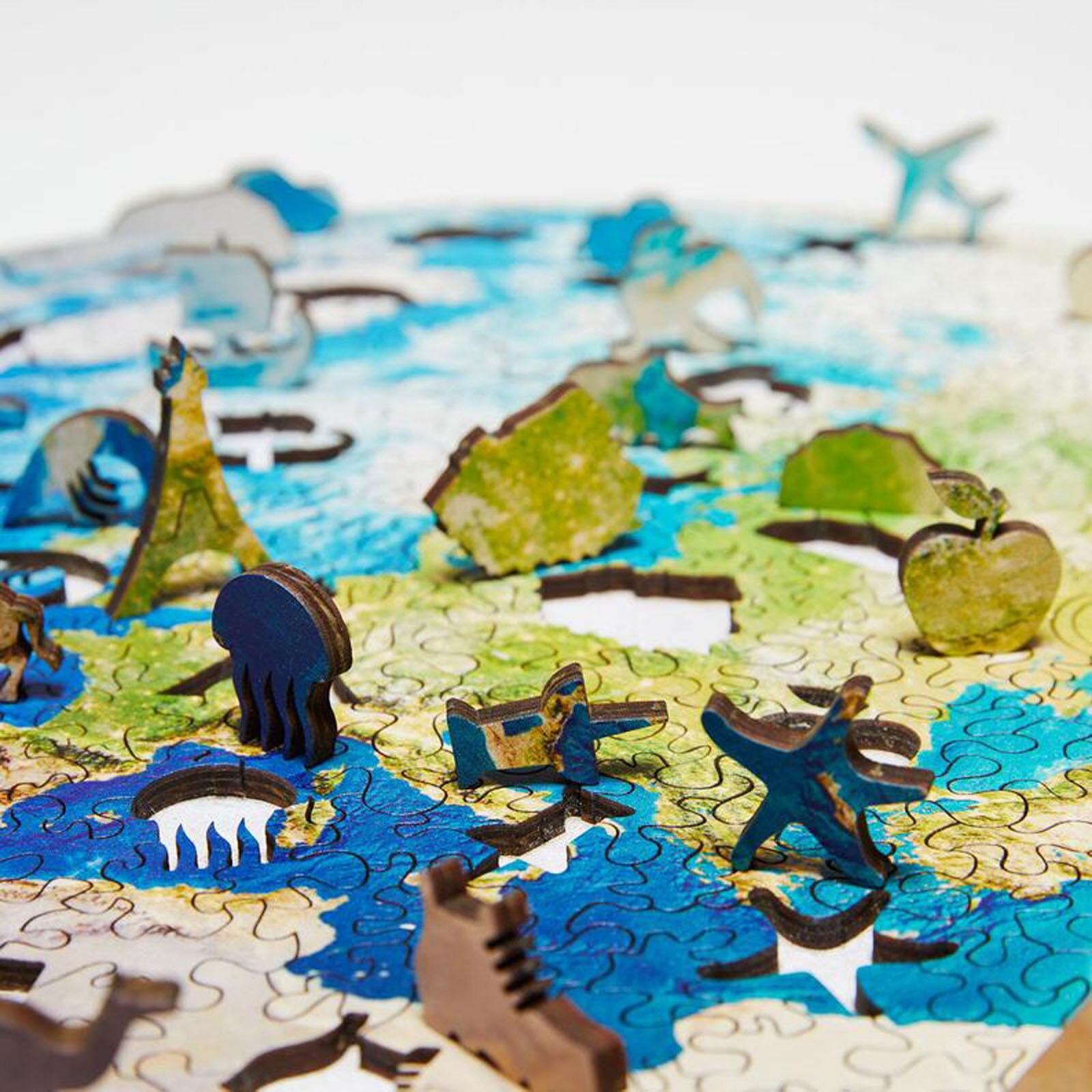 3D Globe Houten Puzzel Board Game Bos Game Puzzel Spel Voor Kinderen En Volwassenen Jigsaw Verjaardagscadeautjes Kerstcadeaus