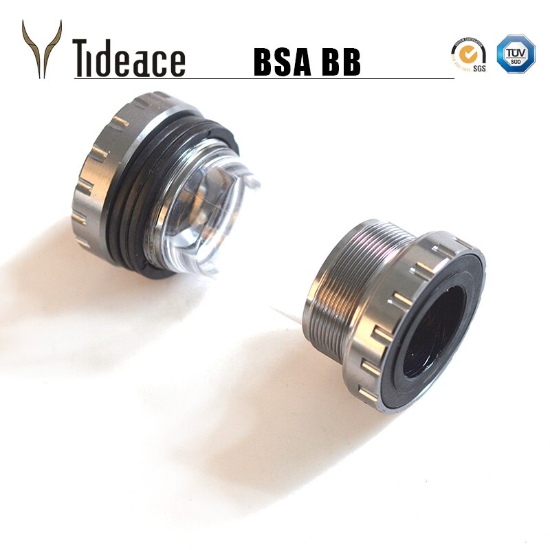 Bicycle Press Fit BSA Bottom Bracket MTB Road Cycling Plastic&Aluminum alloy Bolt 68mm Crank Axis