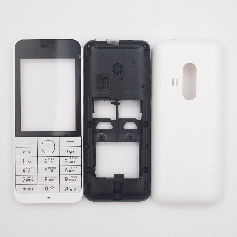 BaanSam Kleurrijke Behuizing Case Voor Nokia 220 Met Russische Toetsenbord